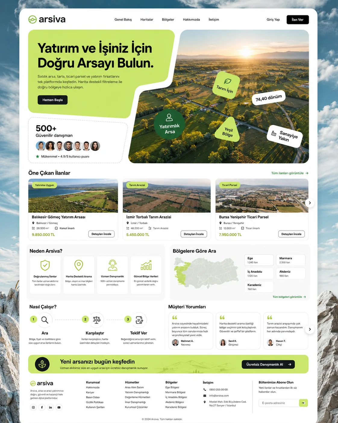 BUSINESS web tasarım örneği