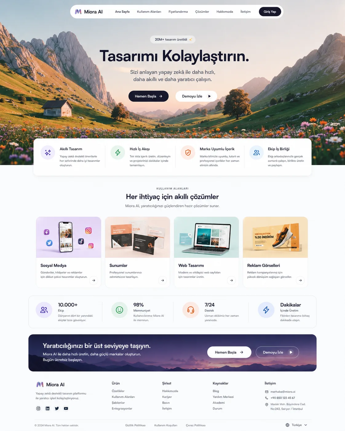 STARTUP paket tasarım örneği